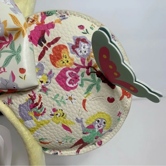 NWT. Disney. Rabbits reign Minnie ears. Ears feature many classic bunnies